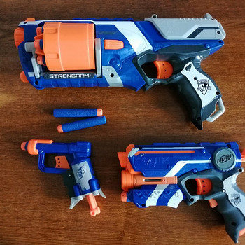 NERF оружие с поролоновыми пульками