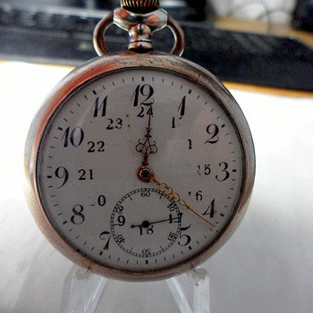 Revue silver pocket watch