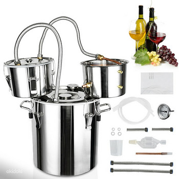 DESTILLAATORI komplekt 12L, 20L, 30L, 50L Uus!