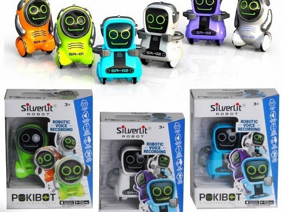 Интерактивный робот управляемый с телефона Silverlit Pokibot