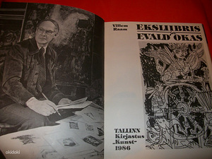 Eksiibris ja Evald Okas (2 foto / 2)