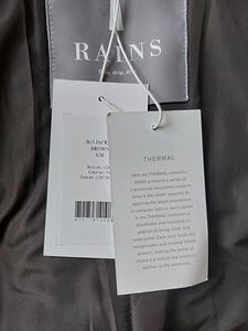 Uus Soojendatud Jope RAINS (S/M) (5 foto / 5)
