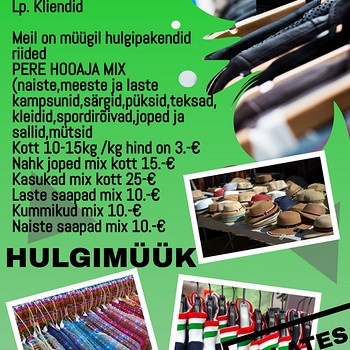 Kasutatud riided hulgimüük