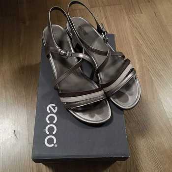 Ecco кожаные сандалии/босоножки, 40,5-41