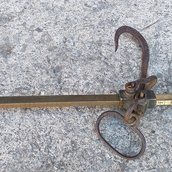 Старинный безмен 1877г