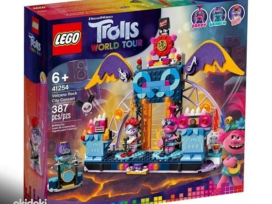 Uus kasutamata lego 41254 trolls vulkaani rokk-kontsert