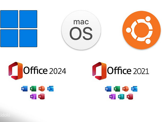 Установка ОС и ПО: Windows, macOS, Linux, Office