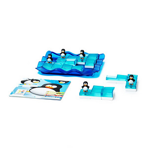 Penguins jää peal puzzle mäng lauamäng vene 6+ Smartgames (2 foto / 3)