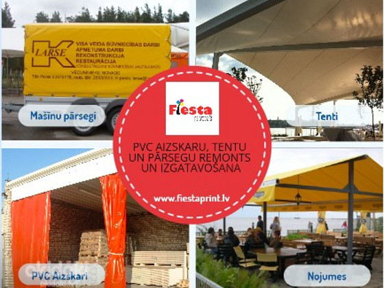 Nojumes, saulessargi, pārsegi u.c