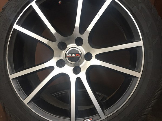 Audi,vw, skoda,seat литые диски r18 et45 с резиной