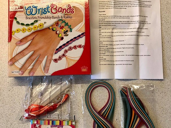 Laste Wrist Bands komplekt käevõrude meisterdamise jaoks