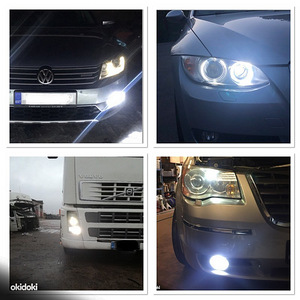 Лампочки Led Headlight H10 H4 H7 H8 H9 H11 72W 6000-8000к (3 фото из 3)