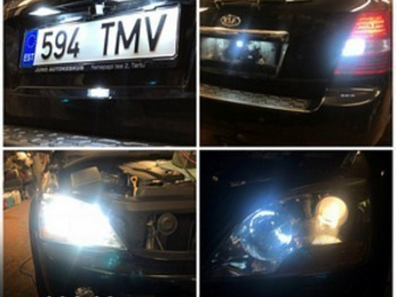 Led подсветка номера и лампы T10,C5W, canbus