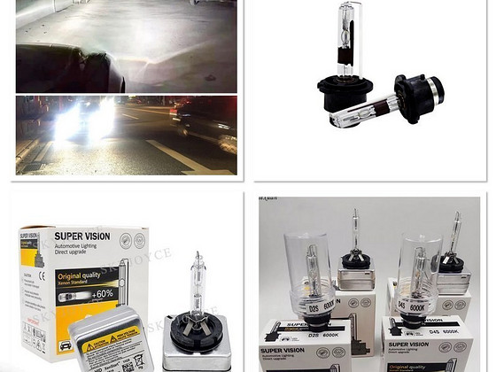 Xenon D2R , D4R ,D4S 6000k SUPER VISION лампочки