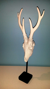 Dekoor-sisustuselement Valge Kits, 45 cm (2 foto / 7)