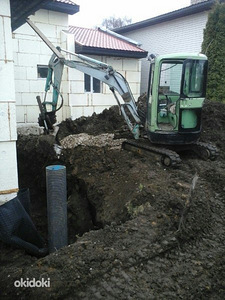 Drenaaž, tsentraakanalisatsioon, septiku paigaldus,vundament (1 foto / 6)