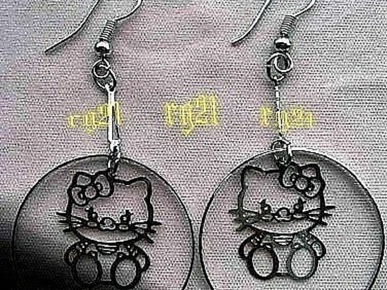 Украшения Hello Kitty: серьги, серьги в пупок