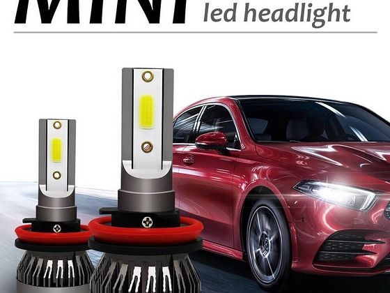 MINI LED лампы H7 H11 H4 H1 H8 HB2 9005 H10 HB3 9006. 6000K