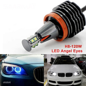BMW led angel eyes 120w h8 BMW F01 E90 E92E93E82 E60 E70 E71