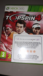 Topspin 4 tennis xbox 360 игра (1 фото из 2)