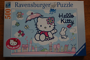 Привет Китти. Пазл Ravensburger 500 шт (1 фото из 1)