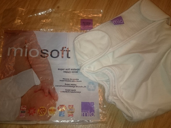Uus mähkmepüksid valged (bambino mio), 12-15 kg