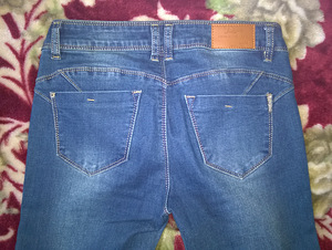 Sinised skinny teksad, suurus 36 (XS-S) (2 foto / 3)