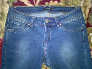 Sinised skinny teksad, suurus 36 (XS-S) (3 foto / 3)