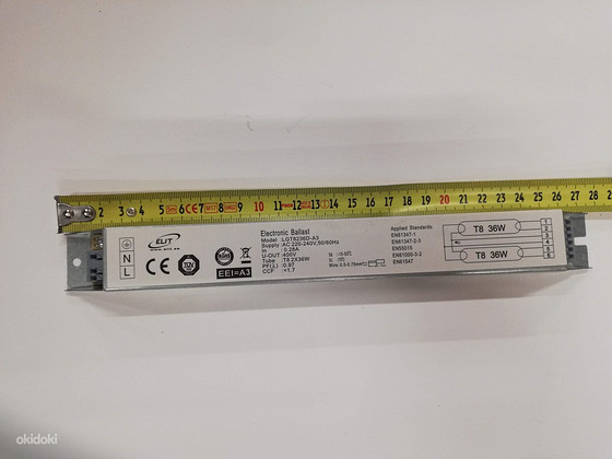 Эл. балласт 2x36W T8