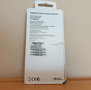 Galaxy Note10+ Clear View Cover чехол (черный) (3 фото из 3)