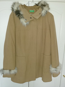 Beež k/s mantel jakk United Colors of benetton 38/40, M/L (1 foto / 2)