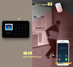 WI-FI GSM Alarm juhtmevaba valvesüsteem (1 foto / 3)