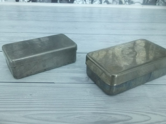 2шт старинные коробочки