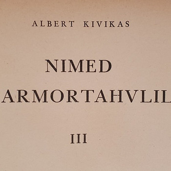 Nimed marmortahvlil (Albert Kivikas)