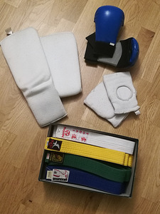 Jala ja käe -kaitsmed; vööd (1 foto / 3)
