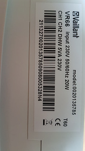 Vaillant VR 66 (2 foto / 2)