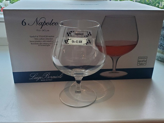 Veini klaasid NAPOLEON 6tk 720ml, uued, karbis