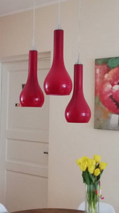 Laelamp, 3tk, punased (1 foto / 1)