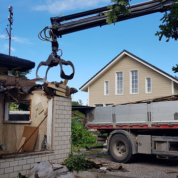 Lammutustööd, prügi äravedu