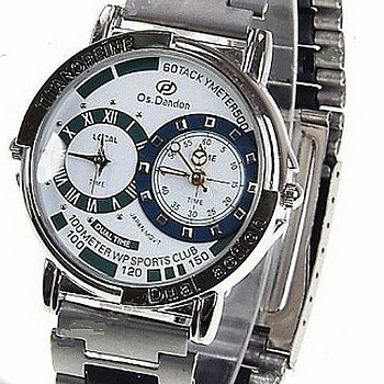 Os.Dandon Men's Watch with Dual Action Hours Marks Round