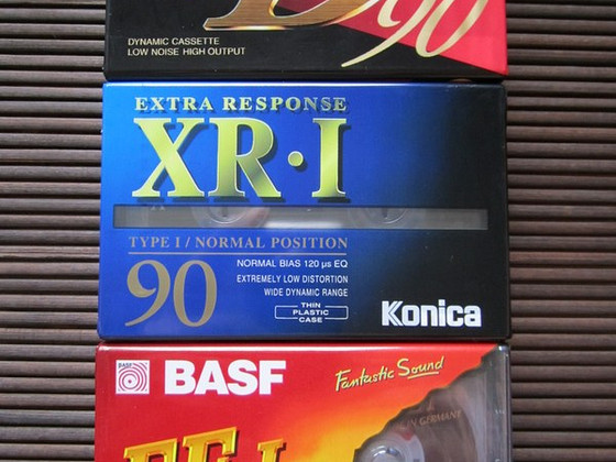 TDK D90 - Basf FEΙ 90 - Konica XR•Ι90