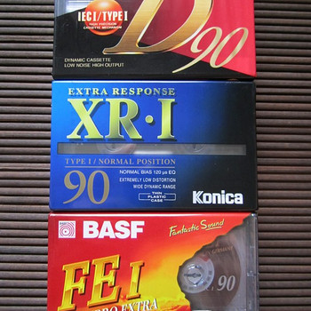 TDK D90 - Basf FEΙ 90 - Konica XR•Ι90