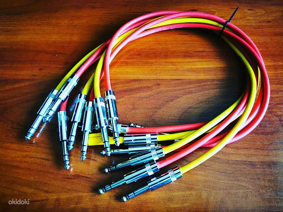 Rean+klotz patching cables