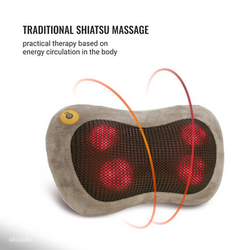 Массажная подушка Shiatsu, роликовый массаж, 3D массаж GESS
