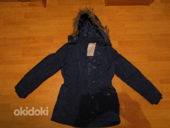 Темно-синяя куртка H&M 134-140-146cm