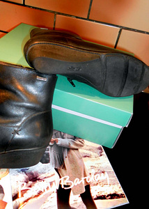 Clarks täistalaga mustad täisnahast poolsaapad, s.39 1/2-UK6 (6 foto / 9)