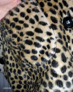 Imeilus soe leopardimustriga mantoo-kasukas, üks suurus (6 foto / 9)