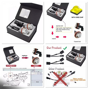 BMW x5(e53),e39,e60..cree-led canbus marker angel eyes 120w (2 foto / 5)