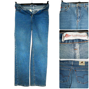 Lee Cooper синие прямые классические джинсы-стрейч, UK30-M-L (2 фото из 7)