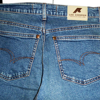 Lee Cooper синие прямые классические джинсы-стрейч, UK30-M-L